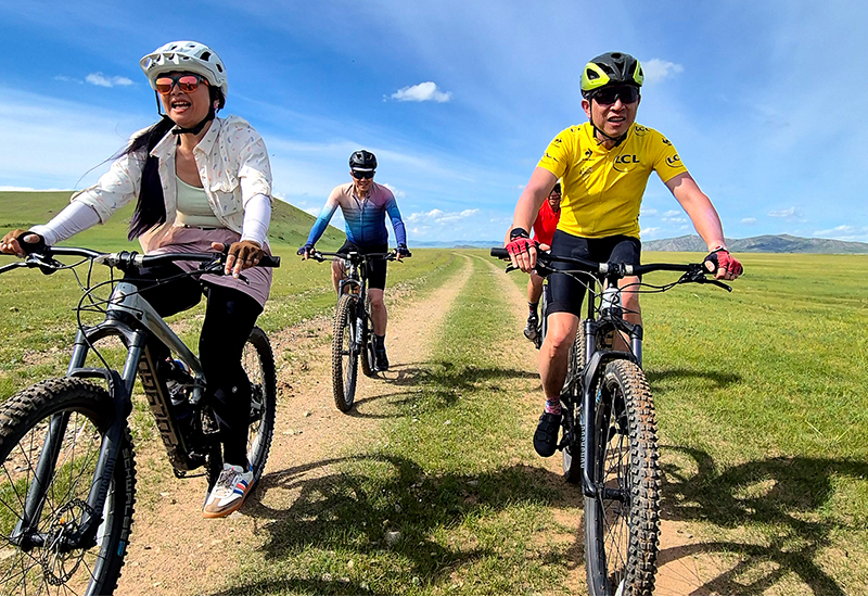 Cycling in Mongolia